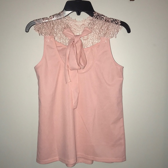 Ladies Blouse W/Lace Detail - Picture 3 of 3